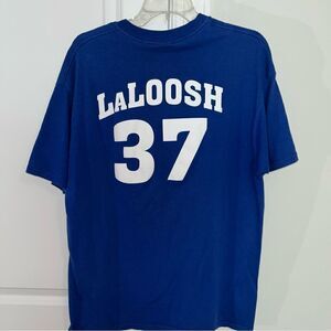 Vintage Bull Durham Bulls Jersey T shirt 37 Nike LaLoosh retro men’s Blue